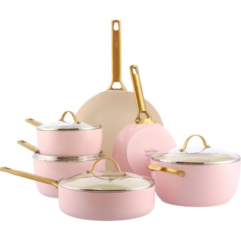 GreenPan Padova Reserve (CC008483-001) 6-tlg. Set rosa Pfannen-Set (1/5)