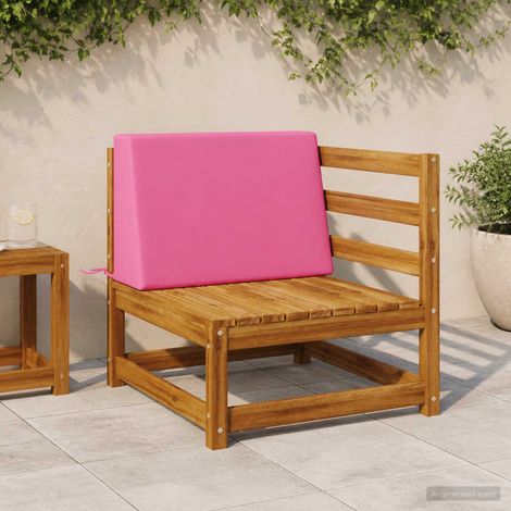 vidaXL Cojín trasero SOEST 100% Poliéster Rosa 60 x 20 x 40 cm (1/5)