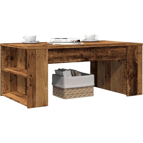 Couchtisch Altholz-Optik 102x55x42 cm Holzwerkstoff