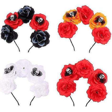4-teiliges Halloween-Kopfschmuck-Set für Halloween-Dekorationen (1/3)