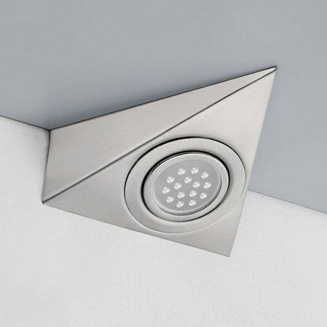 Ensemble de triangles LED pour meubles de cuisine, couleur blanc froid (1/2)