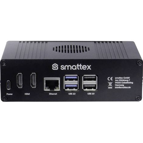 Smattex Raspberry Pi® 4 B 4 GB avec boîtier, avec alimentation, avec refroidisseur, avec Noobs OS (1/4)