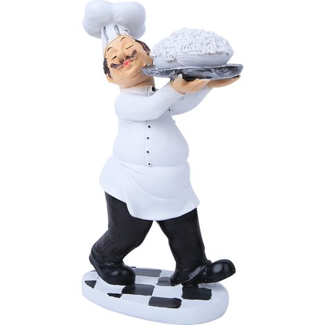Gebäckdekoration, Geschenkanhänger, Kochfigur aus Kunstharz, funktionale Dekoration für elegante Restaurants/Cafés 7124T-02-Ramen-Koch (1/5)