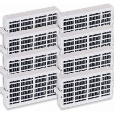 BEBUSINGOTO Lot de 8 Filtre désodorisant pour réfrigérateur Whirlpool Whirlpool-W10311524 RAF1180, filtre à charbon actif adapté à Whirlpool-W10311524 RAF1180 (1/5)
