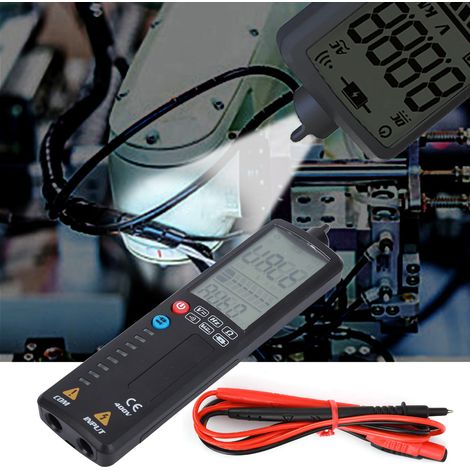 Digitales LCD-Multimeter mit zwei Betriebsmodi, berührungsloser Spannungsdetektor und intelligentem Frequenz- und Widerstandstester (1/5)