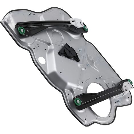Conjunto de regulador de ventana, acero y plástico resistentes, compatible con Skoda Octavia MK2, funcionamiento suave de la ventana, fácil instalación, diseñado para modelos 2004-2013. (1/5)
