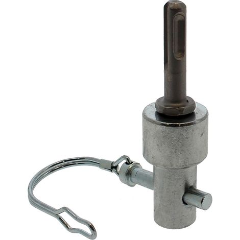 Gt Market – Adaptateur mèche de tarière SDS-plus pour perceuse et perforateur – Acier – Emmanchement mâle 20 mm – Compatible avec GT Garden et autres marques