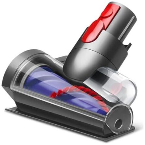 Mini Brosse Turbine sans Cheveux Compatible avec Dyson V7 V8 V10 V11 V15 SV10 SV11 SV12 SV14 Aspirateurs, Idéal pour Nettoyer Les Canapés Paniers de Vos Animaux Matelas Escaliers