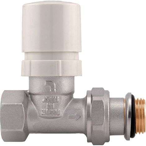 Valvola diritta termostatizzabile con volantino e attacco F1/2" (1/3)