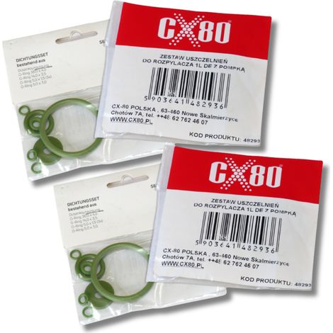 Kit de joints pour buse d'atomiseur de lave-linge CX80 1L x2