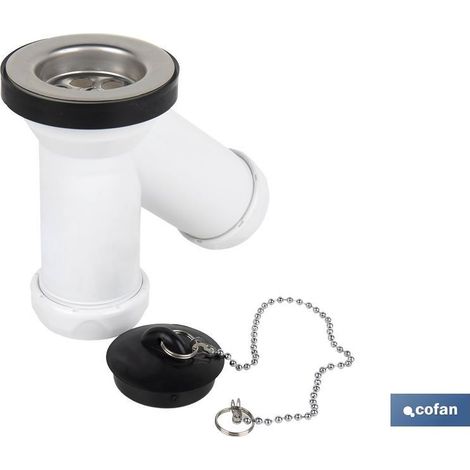 Sifone E Compatto Con Scarico Ø32-40 E Valvola Lavabo-Bidet Ø70 (1/5)