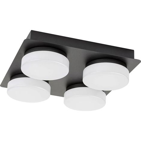 Plafoniera LED 21W nero opaco IP44 Rabalux Attichus (1/5)
