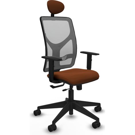 Sedia da ufficio piqueras y crespo Motilla Traslack grigio pelle sintetica (1/2)