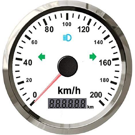 GPS-Tachometer-Kit für Auto/Motorrad, Kilometerzähler 0–200 km/h, 85 mm mit Hintergrundbeleuchtung