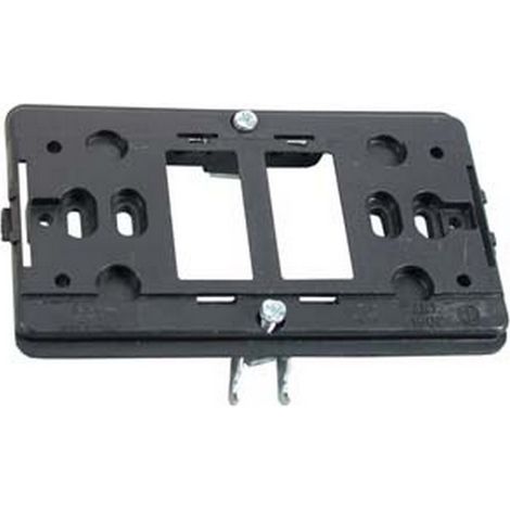 10PZ SUPPORTO SCATOLA TONDA PLACCA MM.115 2 POSTI "VENUS" 2 posti 1802.CG