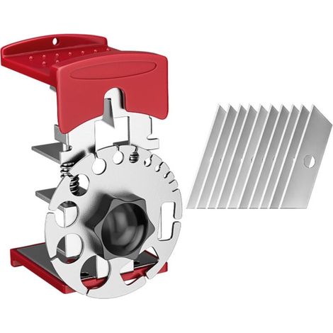 Machine à Dénuder Fils Electriques,Dénudeur de Fil Portable,Dénudeur Câble Electrique avec 10 Joints Remplaçables,pour le Recyclage des Fils de Déchets de Câbles Plats et Ronds,106x70mm