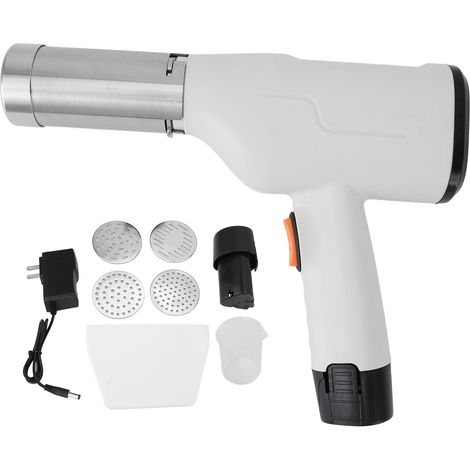 Machine à pâtes électrique portative rechargeable, petites nouilles automatiques sans fil portables avec disques de façonnage pour la maison, prise américaine 100-240V (1/5)