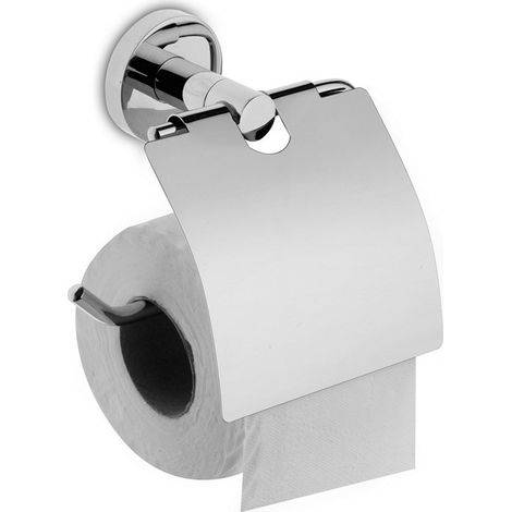 Portarotolo moderno in ottone cromato a muro ON-3497 kamalu