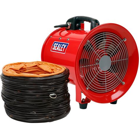 Ven250 Portable Ventilator Ø250 mm avec 5 Mtr Conduit (1/5)