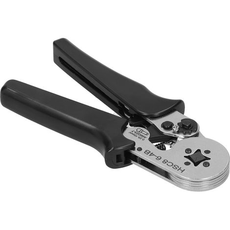 HSC8 6‑4B Crimpzange 0,25‑10mm² Mini Selbsteinstellendes Hand-Crimpwerkzeug für Drähte AWG23-7 (1/5)