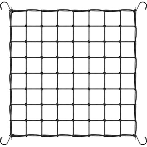 Filet de Treillis 100×100cm, Élastique Tente de Culture avec 4 Crochets, Support pour Plantes Légumes Fruits, Réutilisable (1/5)