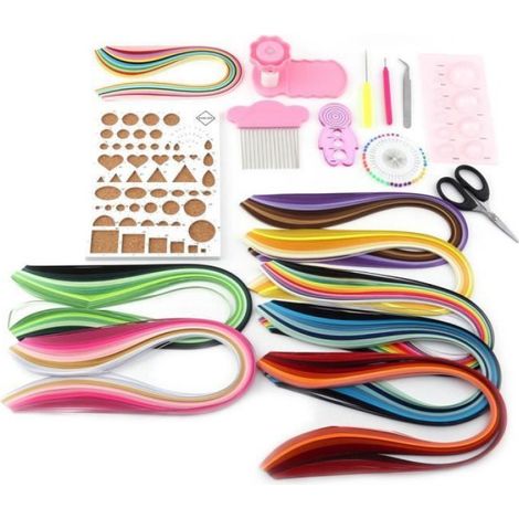 960 Papiers Quilling DIY Kit d'artisanat Craft Kit Conseil Moule Pince À Sertir Outils SCRAPBOOKING 3mm-ROS (1/4)