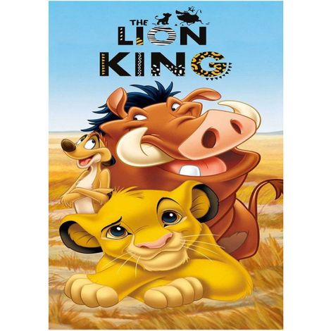 Serviette de plage - Disney - Le Roi Lion - 100% coton - 70 x 140 cm - Motif enfant