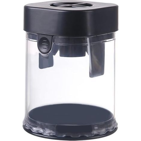 Trancheuse de fruits amovible noire - Gadget de cuisine - Coupe raisin à large ouverture - Coupe trancheuse pour couper fraises, bananes, cerises