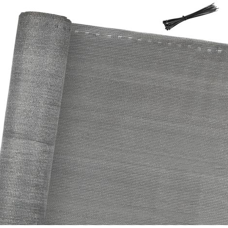SWANEW Schermo privacy ad alta densità 1x10m Grigio 150 gr/m² (1/5)