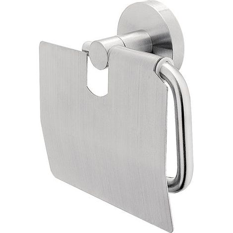 Wandmontierter Toilettenpapierhalter, gebürsteter Edelstahl