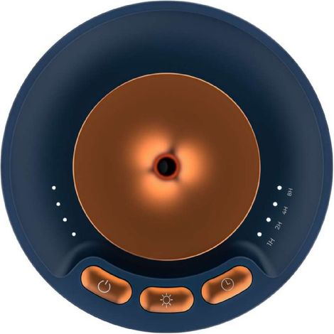 Cecotec Difusor de Aromas - Humidificador Ultrasónico - 10ml - PureAroma 3000 Navy Sound. Altavoz Bluetooth, Carga USB