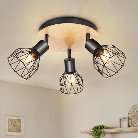 E14 LED Ceiling Light with 3 Spotlights (1/5)