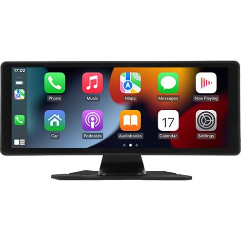 Stéréo de Voiture sans Fil 10,26 Pouces, Audio de Voiture à écran Tactile Portable avec Caméra Frontale AHD 1080P, Bluetooth, Navigation, pour Airplay et Android Miracast (1/5)