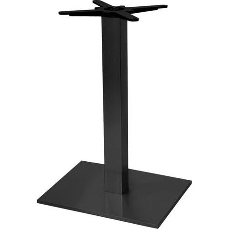 Piétement pour table rectangulaire, modèle Milan noir (1/4)