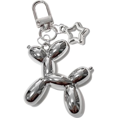 Porte-clés chien mignon pour femme - Adorable accessoire porte-clés animal, breloque élégante pour sacs à main et sacs à dos - Décoration esthétique (1/5)