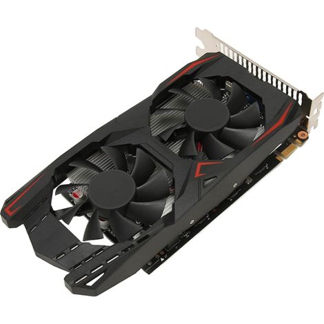 Tarjeta gráfica de doble ventilador con 4 GB de memoria GDDR5 de 128 bits, refrigeración rápida y silenciosa, para ordenadores de sobremesa (GTX 1050 Ti 4GB GDDR5 128bit).