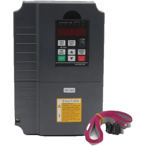 Inversor de frecuencia, control PID, compatibilidad de fase versátil, 7,5 kW 220 V (1/2)