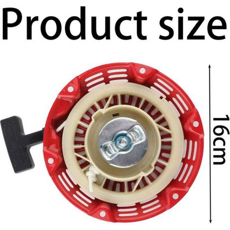 Démarreur À Recul - Pour Générateur 168F 170F - Puissance 2-3 Kw - Distance De Fixation 160 Mm - Unité