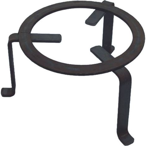 Trépied en fer plat 25 cm – 3 pattes – support stable pour barbecue et cuisine extérieure – Matériau fer plat
