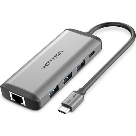 Hub USB Vention CNDHB Plateado (1/2)