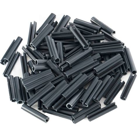 TERRE JARDIN - Clips de fijación para kit de ocultación de vistas - lote de 50 Verde