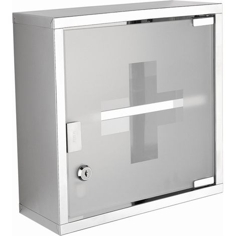 Erste-Hilfe-Schrank leer mit Schlüssel 27x28,5 Cm Mod. Mayday