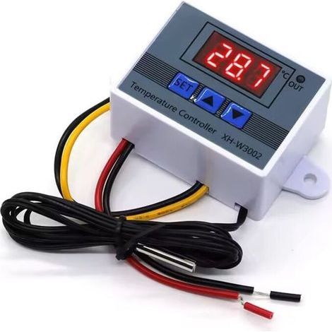 Digitaler Temperaturregler mit Mikrocomputer-Thermostat – Schaltmodul mit wasserdichter Sonde, 10 A, 110–220 V, 1500 W, 220 V Wechselstrom (1/5)