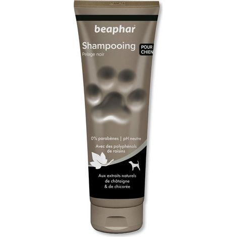 Behark Champimo High Cosmetics pour chiens avec cheveux noirs, 250 ml (1/3)