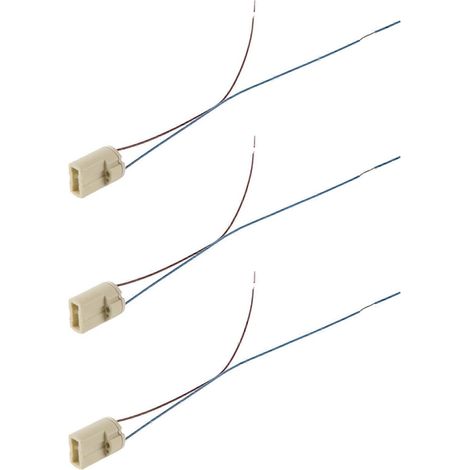 3 G9-Keramiksteckdosen, 2 A, 250 V (1/4)
