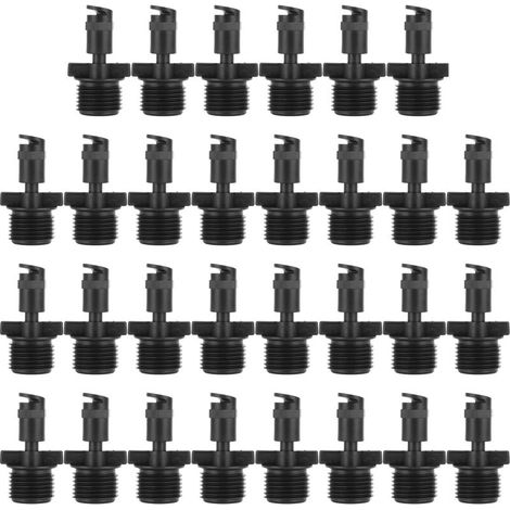 Lot de 30 buses d'arrosage à jet plat 180°, filetage mâle G1/2, pour jardin et agriculture.-AquaForge (1/5)