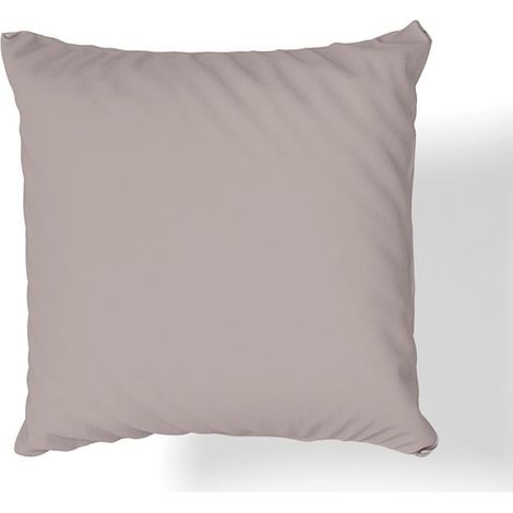 Taie d'oreiller en jersey 40x40 couleur cannelle