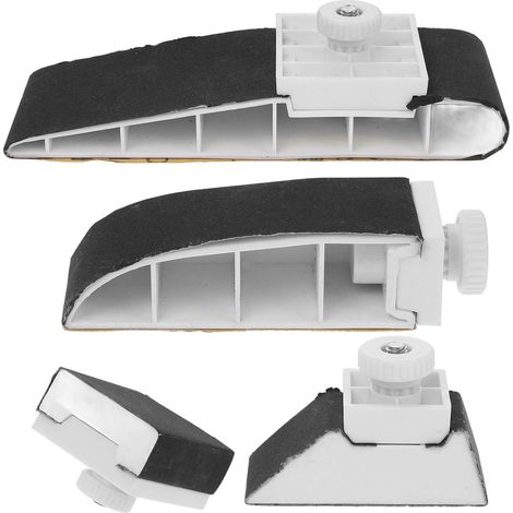 Outil de ponçage manuel bloc de sable 1 Set plastique pour travail du bois et plastique accessoire de bricolage polyvalent pour surfaces planes et angles (1/5)