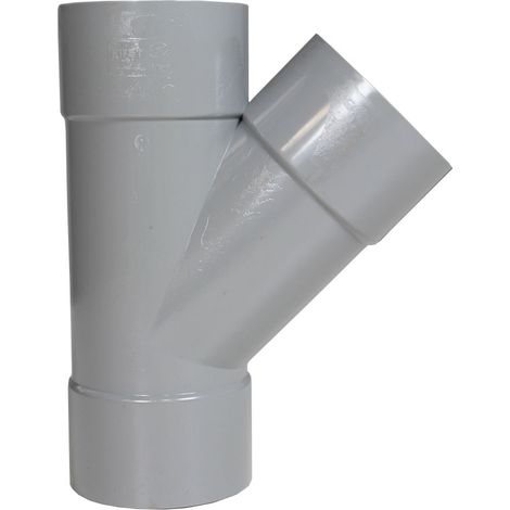 Culotte PVC 45° Femelle Femelle Ø50 - First Plast (1/2)
