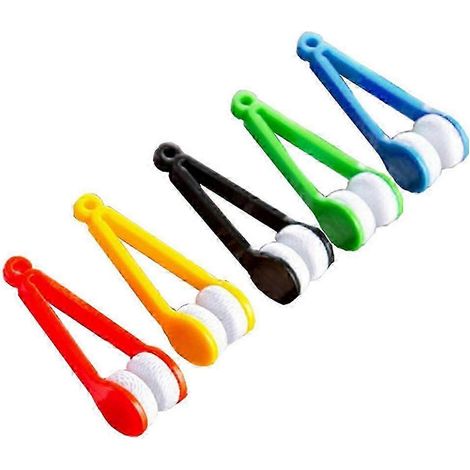 Nettoyant pour lunettes en microfibre, idéal pour essuyer les surfaces lisses comme les téléphones portables, portable et pratique à transporter. (1/5)